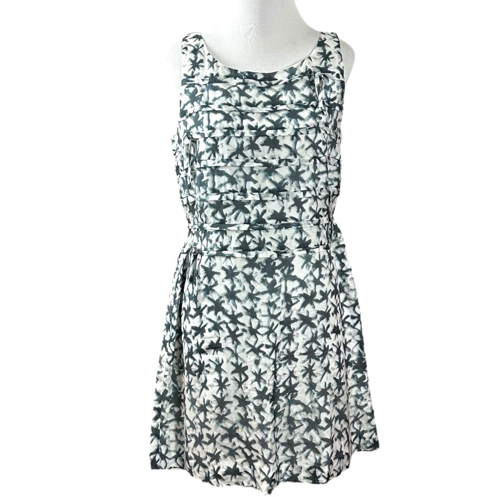 J.Crew Silk Starfish Knotted Mini Dress Size 8 Coastal Nautical Preppy Spring